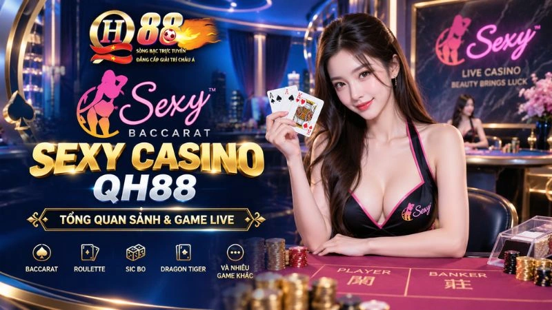 Sexy Casino QH88 – Tổng Quan Sảnh & Trải Nghiệm Bàn Cược Live